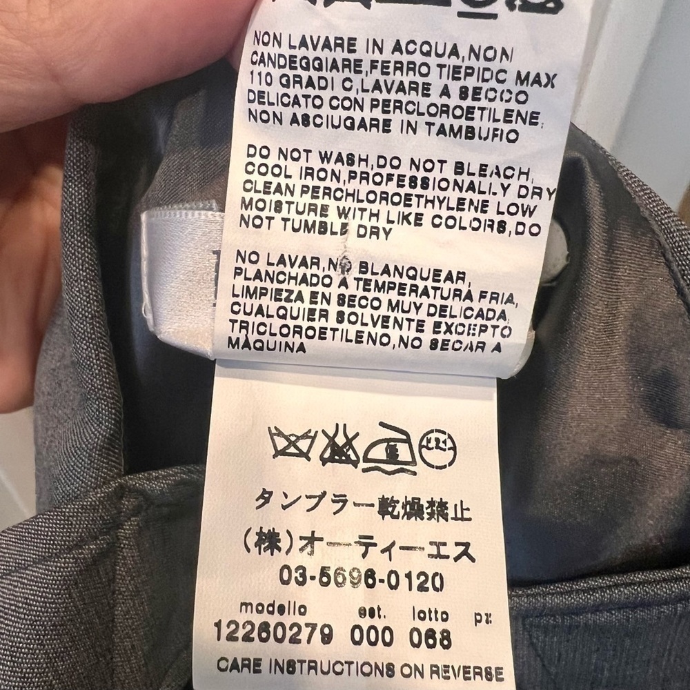 Max MARA gray bubble hem dress.  Made in Italy. Size 10 - Picture 8 of 13